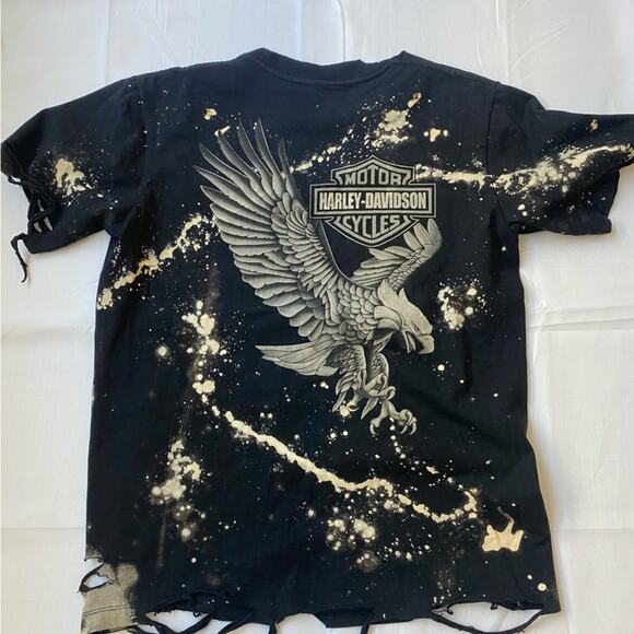 Harley Davidson distressed t shirt - Picture 4 of 6